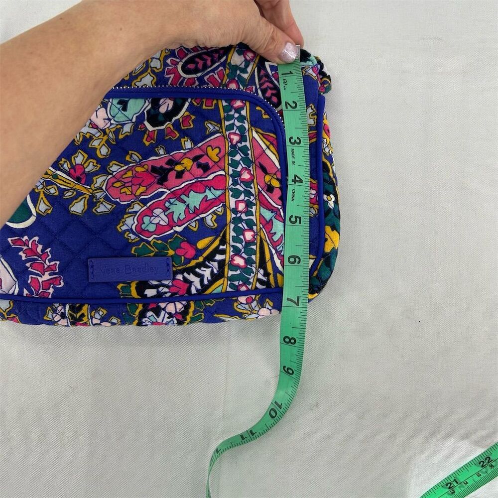 Vera Bradley Women's RFID Crossbody Bag Romantic Paisley Multicolor EUC - Picture 10 of 10